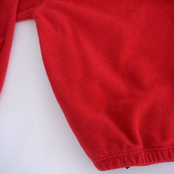 VTG Sierra Pacific Outdoor Red Flannel Bryson Cattle Company Quarter Zip Sweater - Picture 6 of 9